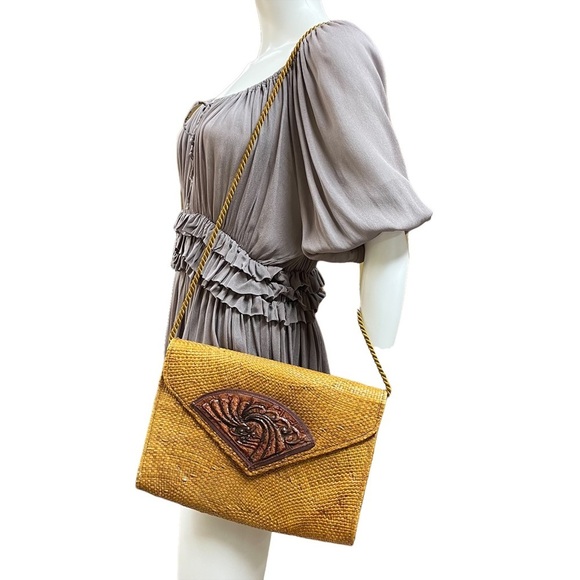 Pandan Woven Philippine‎ Made Shoulder Bag - Picture 1 of 11